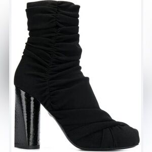 Roberto Cavalli draped design boots (NEW)
